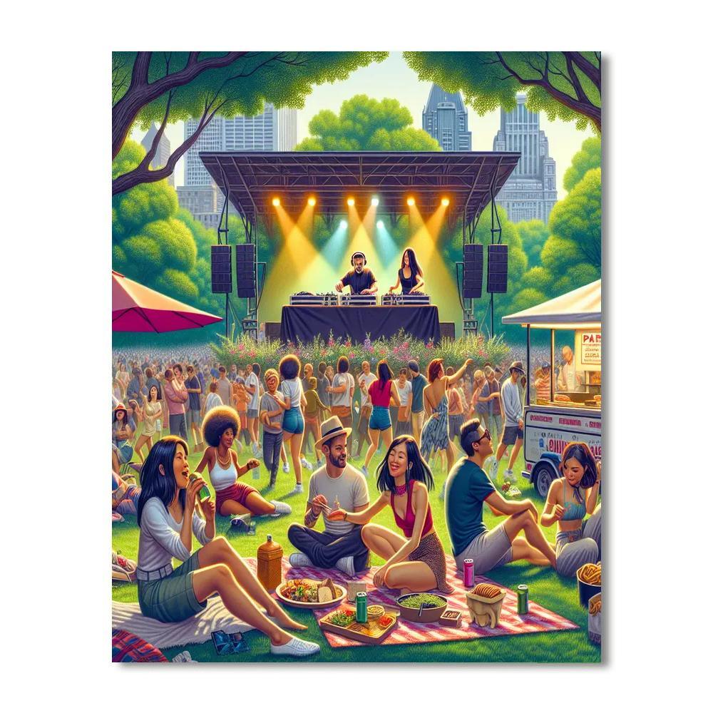 Piknic Electronik - Montreal, Canada Paint By Number