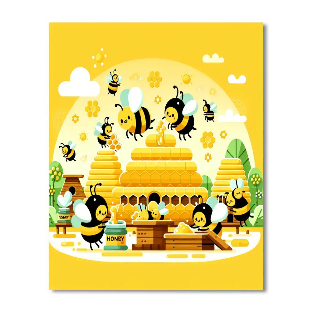 Harmony In The Hive Painting By Numbers Kit