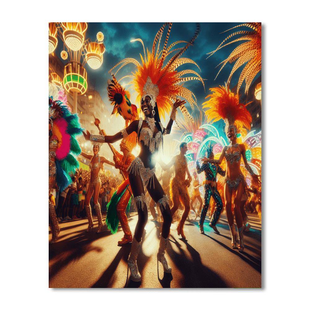 The Rio Carnival - Brazil Paint By Numbers Kits