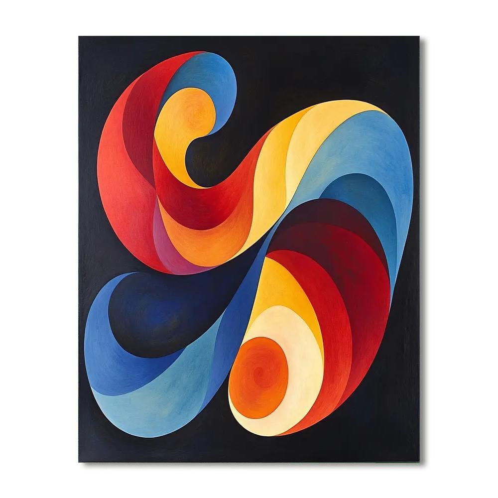 Joan Miró Inspired Cosmic Harmony Whirl  Paint By Number
