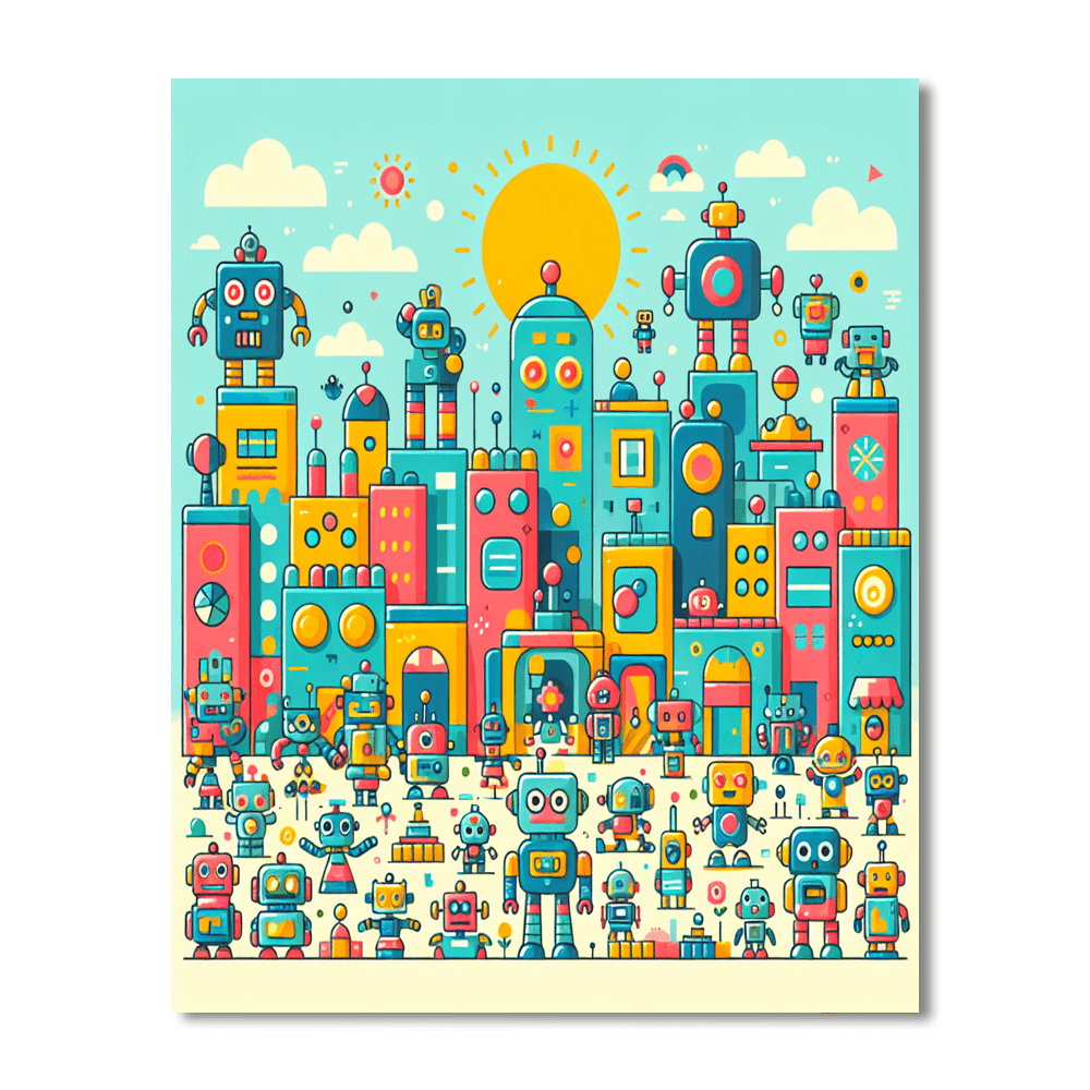 Fantastic Robot Adventure Painting Number Kit