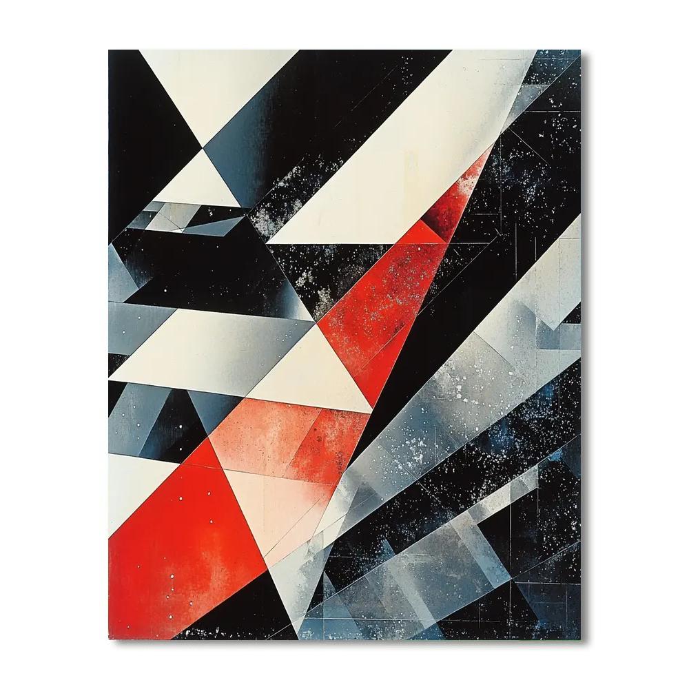 Kazimir Malevich Inspired Reflections In Form  Paint By Color