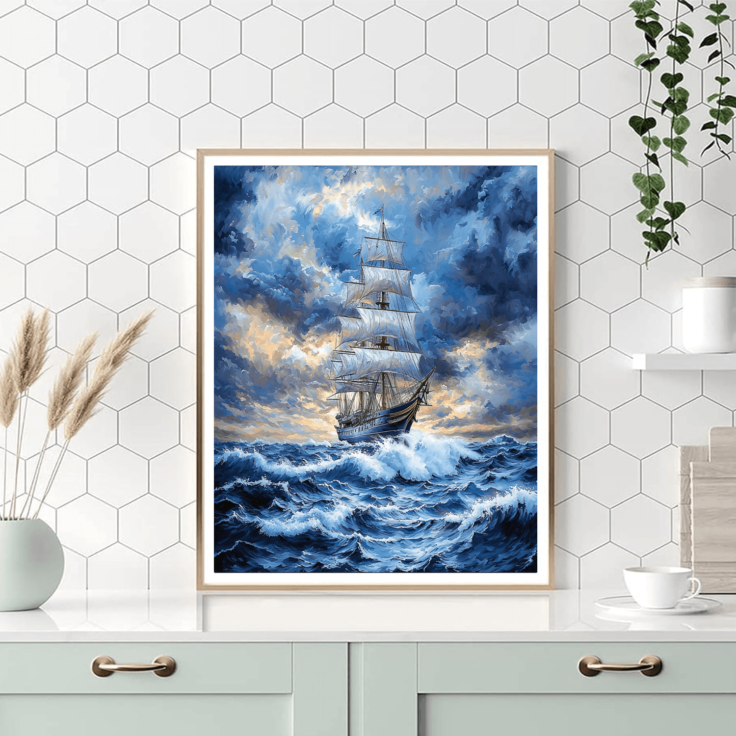 Winslow Homer Inspired Nautical Adventure Scene  Paint By Color