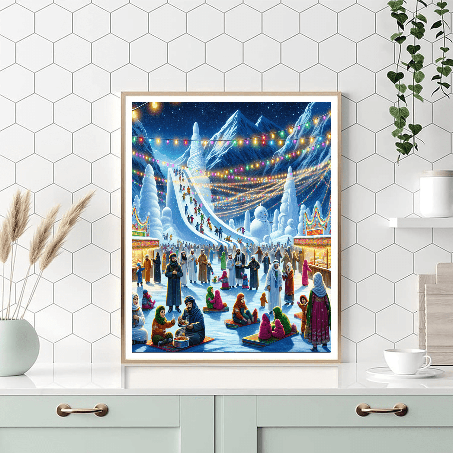 The Sapporo Snow Festival - Japan Paint By Numbers Kits