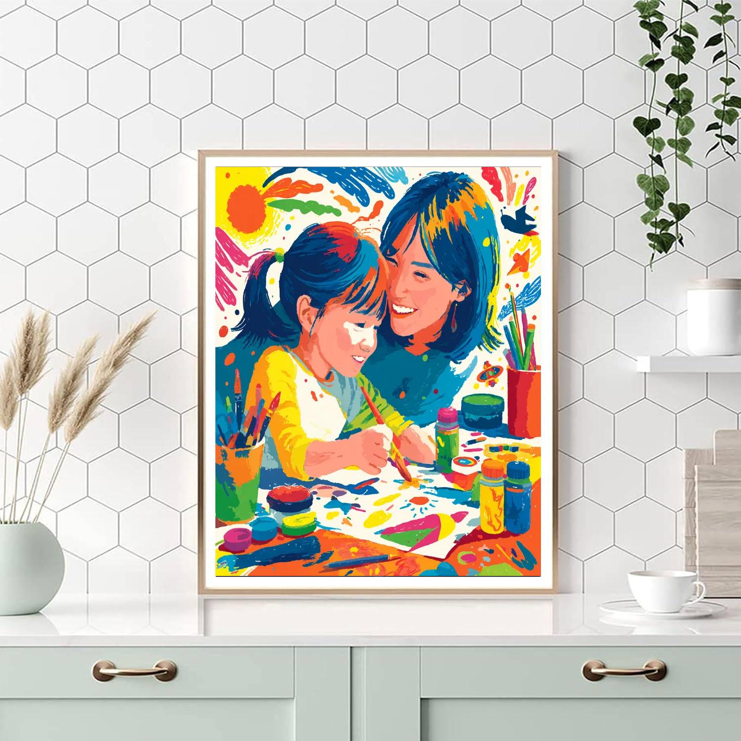 The Joy Of Crafting Together Painting By Numbers Kit