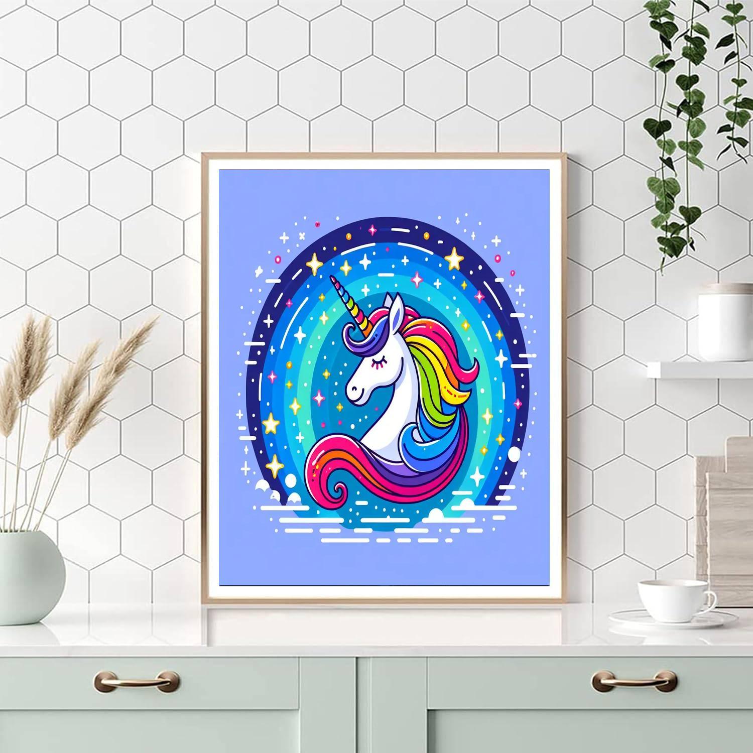 Galactic Unicorn Explorer Paint By Color