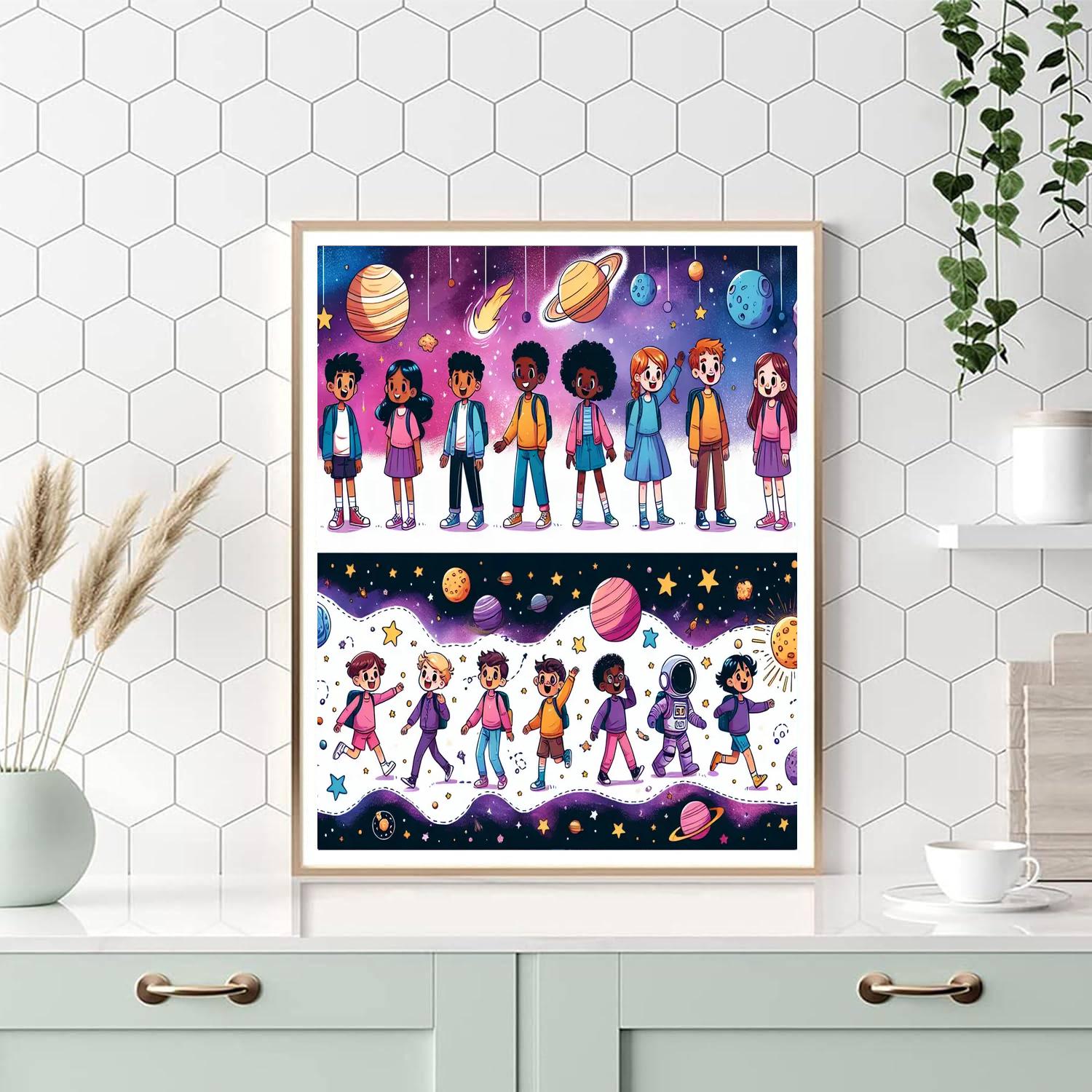 Cosmic Adventure Trail Paint By Number