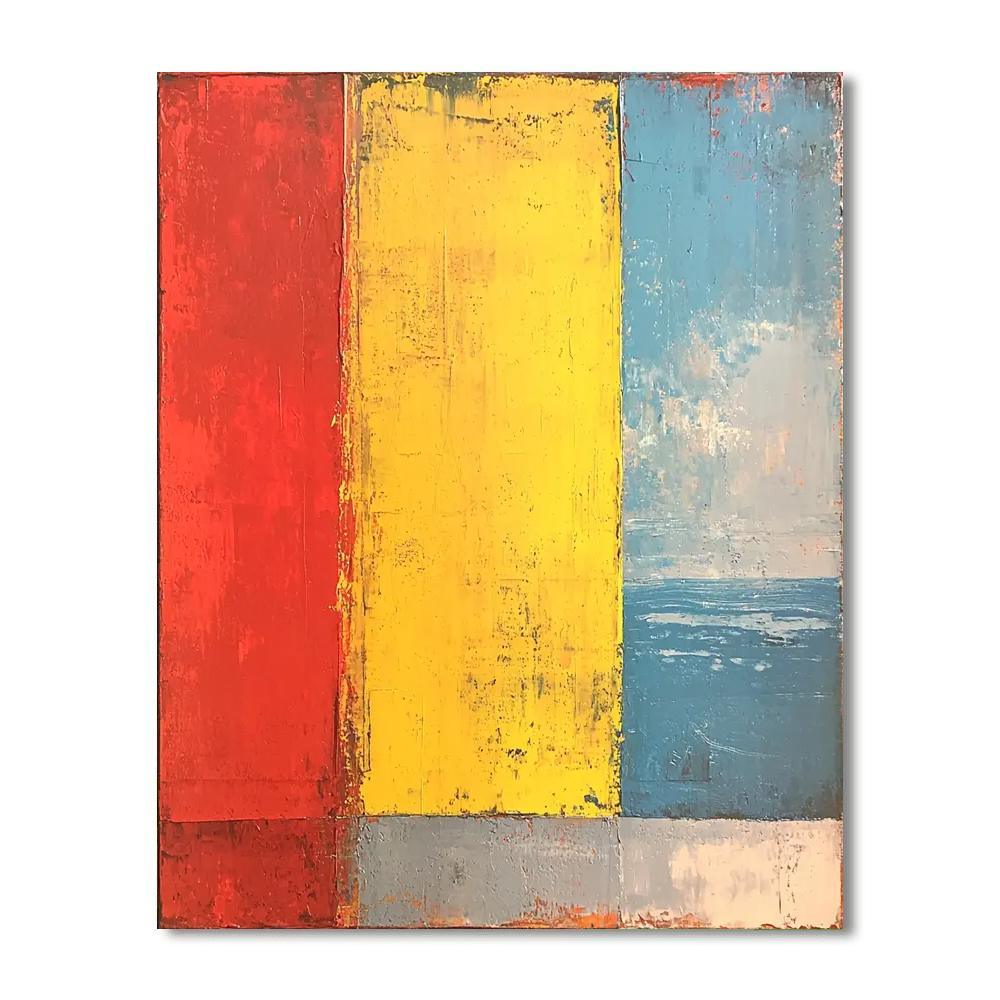 Mark Rothko Inspired Dancing Shadows Of Time  Paint By Color