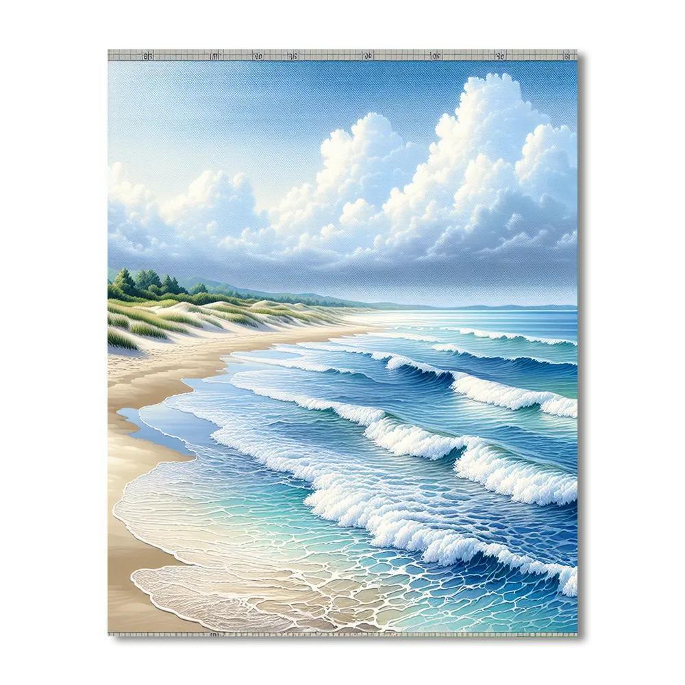 Seaside Serenity Scene Paint By Numbers Kits