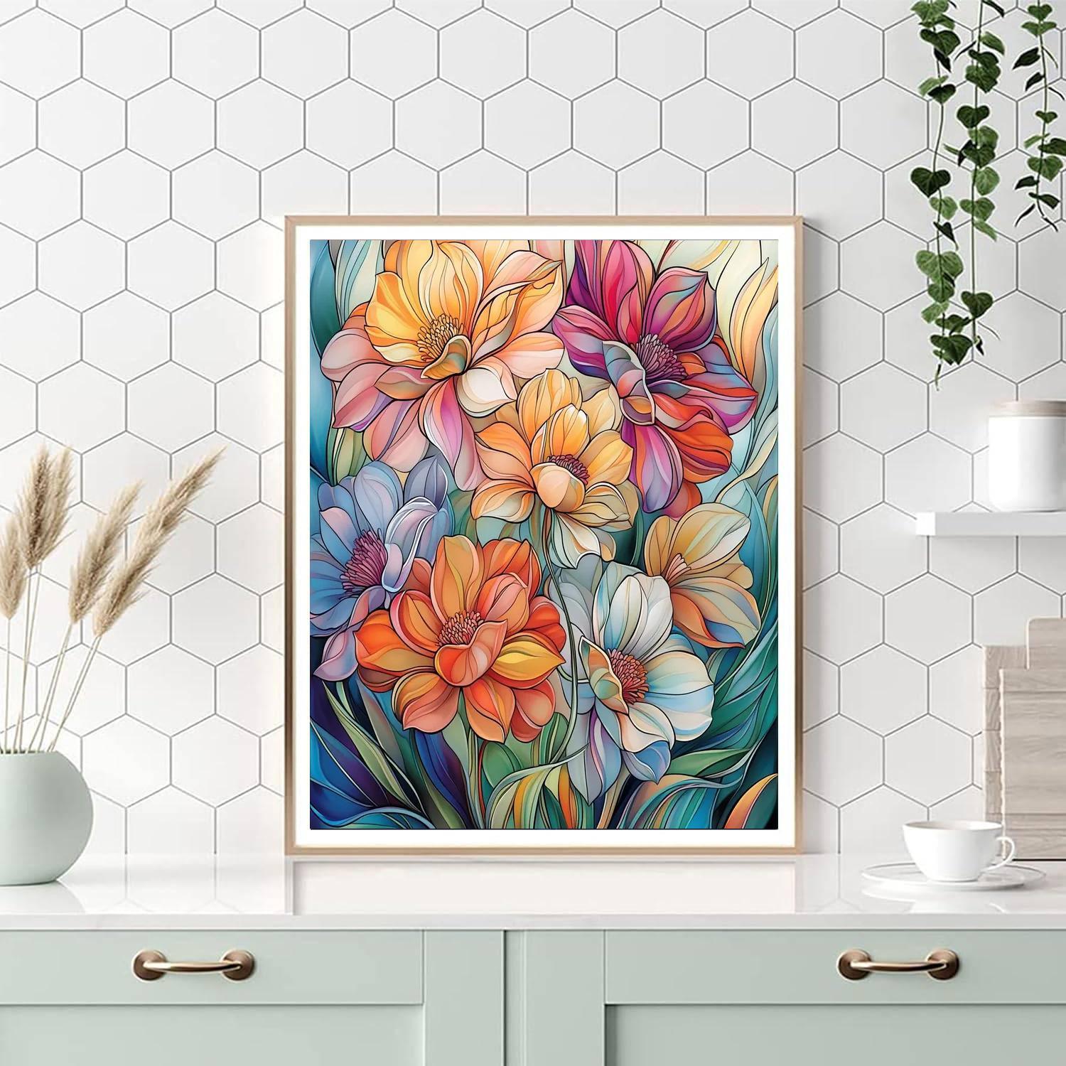 Alphonse Mucha Inspired Dancing Flora  Paint By Numbers Kits