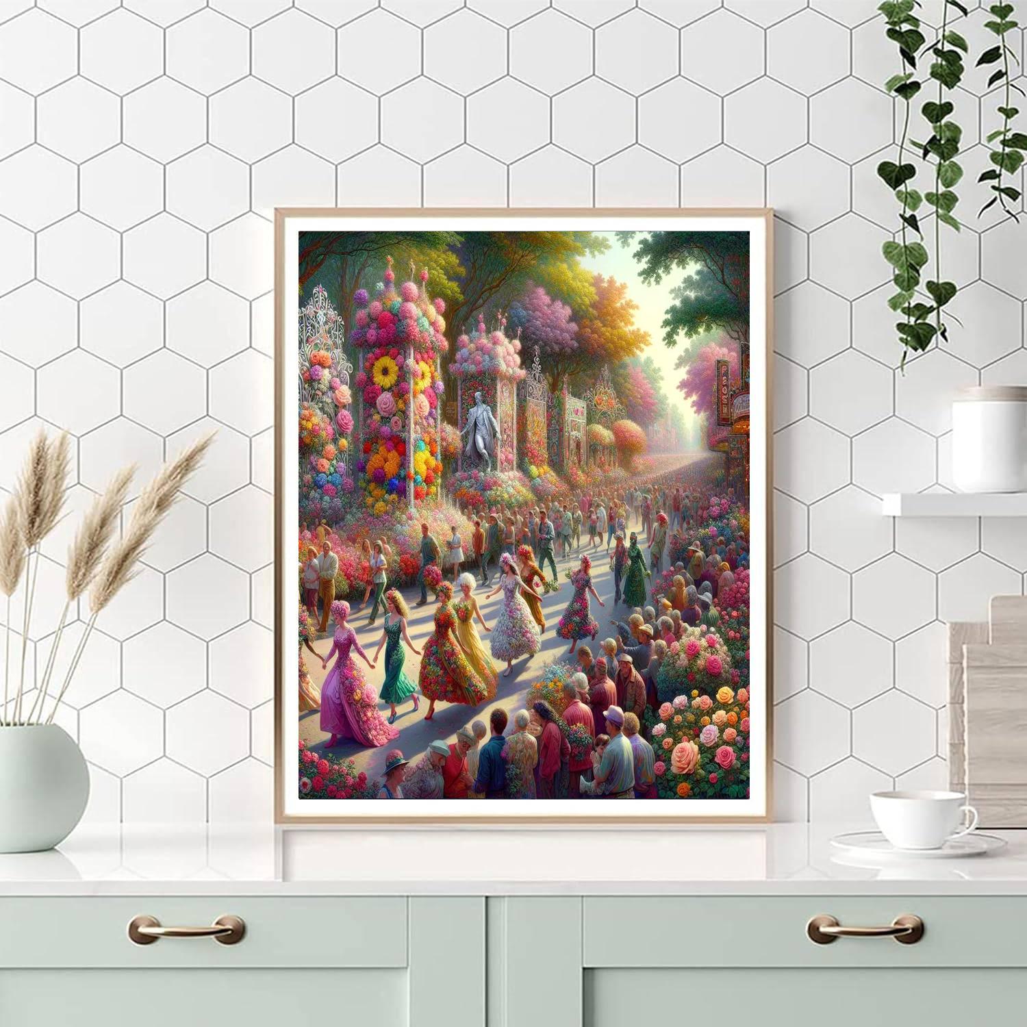 Festival Of Roses Paint By Number