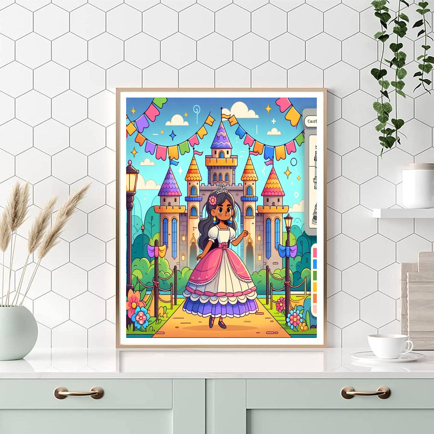 Princess’s Royal Adventure Number Painting