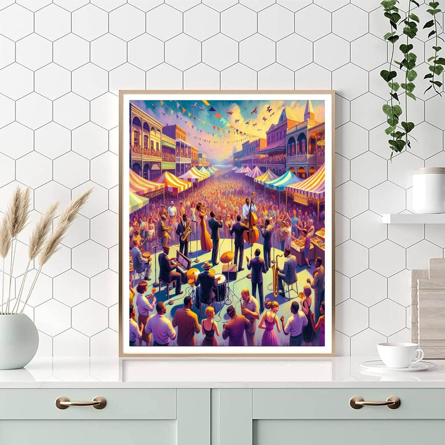 Jazz Fest - New Orleans, United States Paint By Number