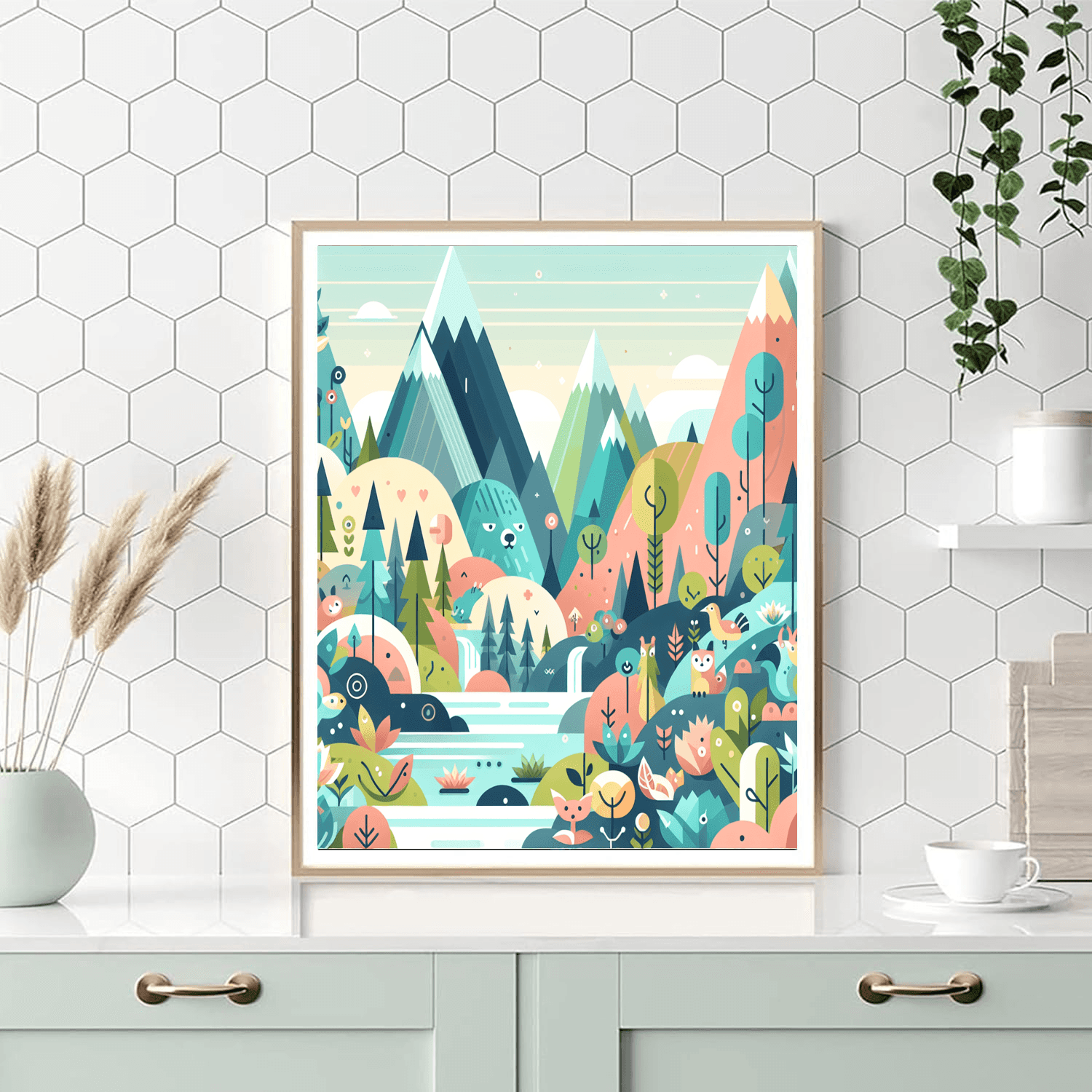 Mystical Mountain Tales DIY Paint By Numbers
