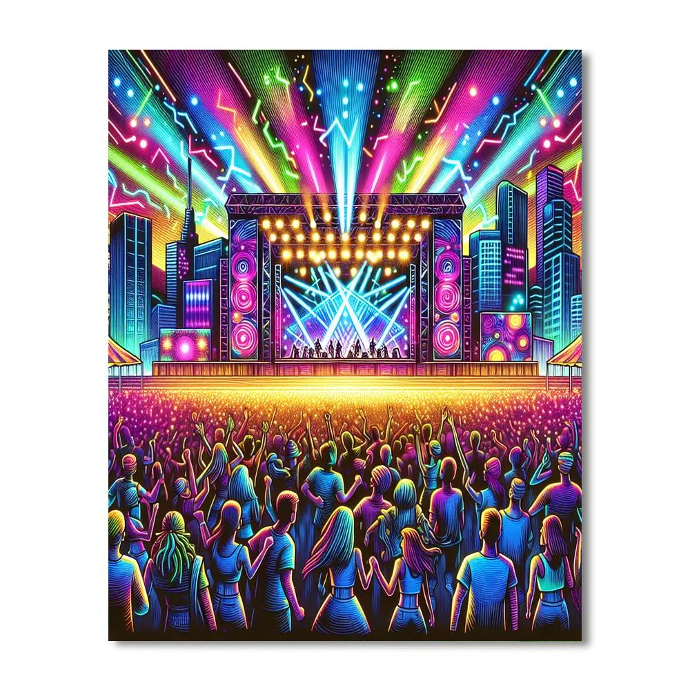 Ultra Music Festival - Miami Painting Number Kit
