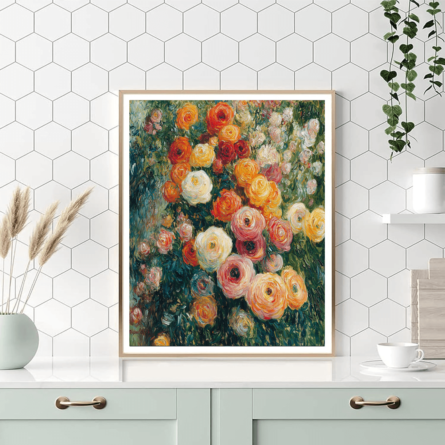 Renoir Inspired Timeless Blossoms  Painting By Numbers Kit