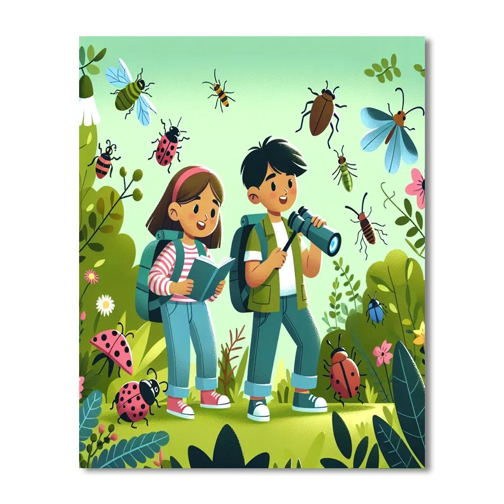 Insect Discovery Expedition DIY Paint By Numbers