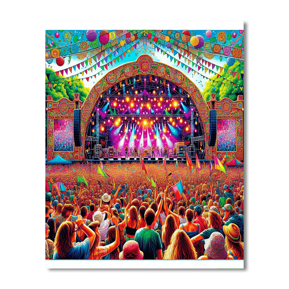 Pukkelpop - Hasselt Number Painting