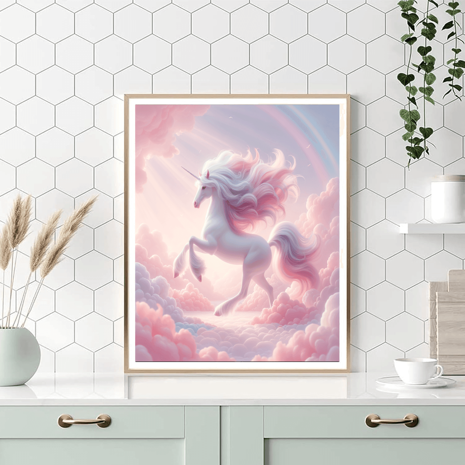 Pastel Fantasy Unicorn Paint By Numbers