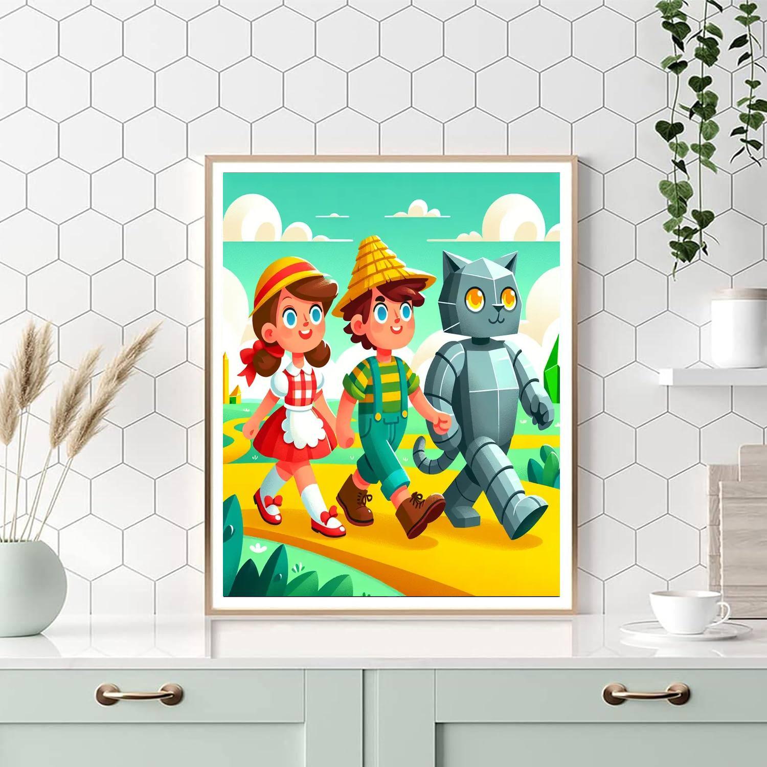 Wizard Of Oz Adventure Paint By Numbers Art