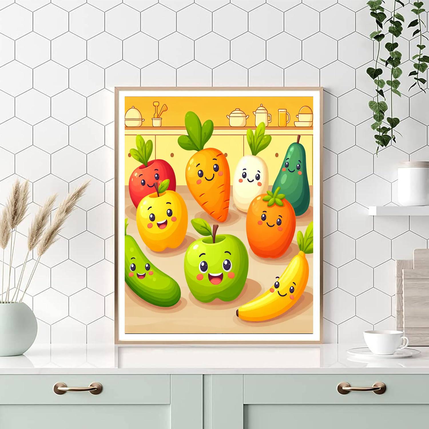 Fun Foodies Paint By Numbers Art