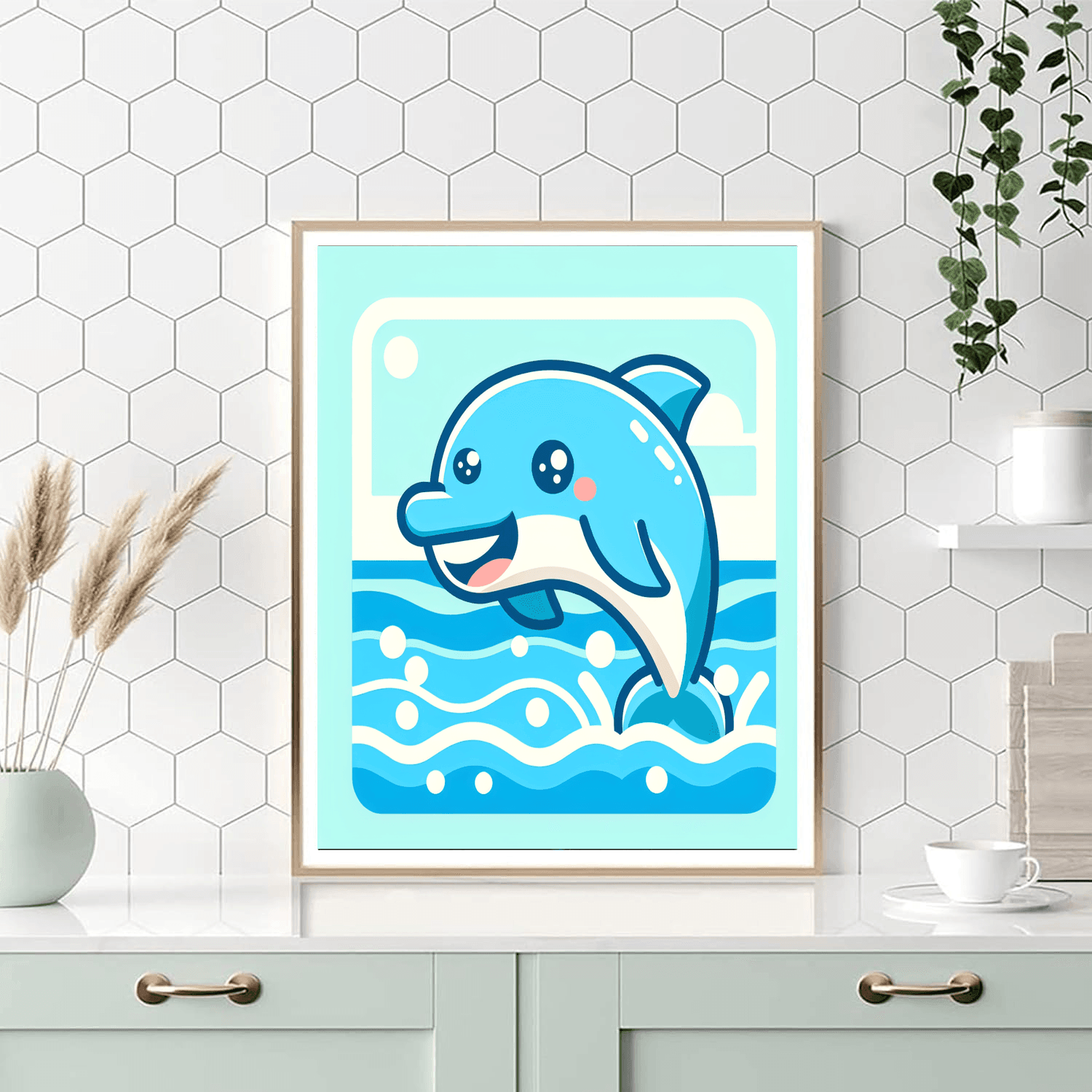 Dreamy Dolphin Paint By Numbers Kits