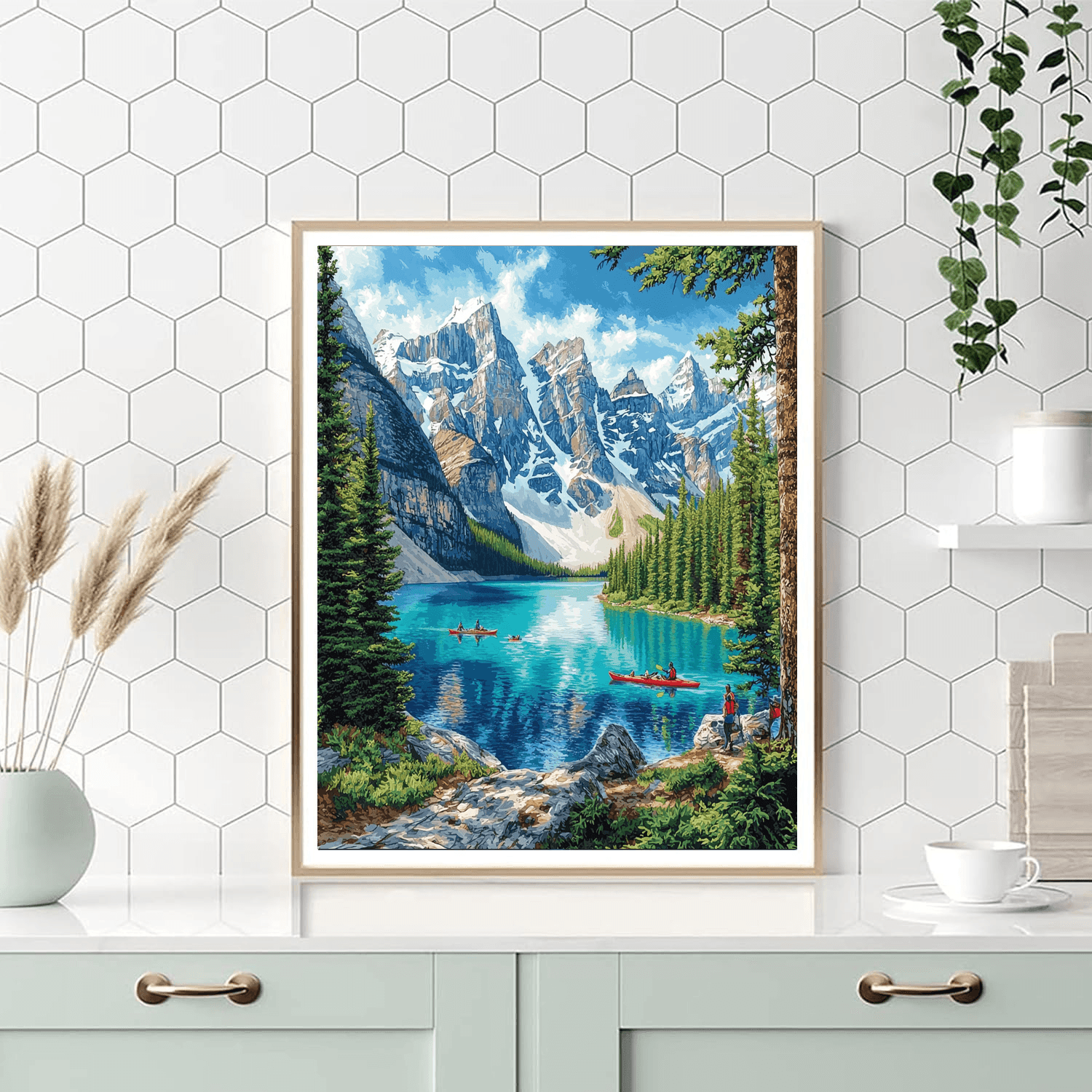 The Banff National Park Numbered Painting Kits
