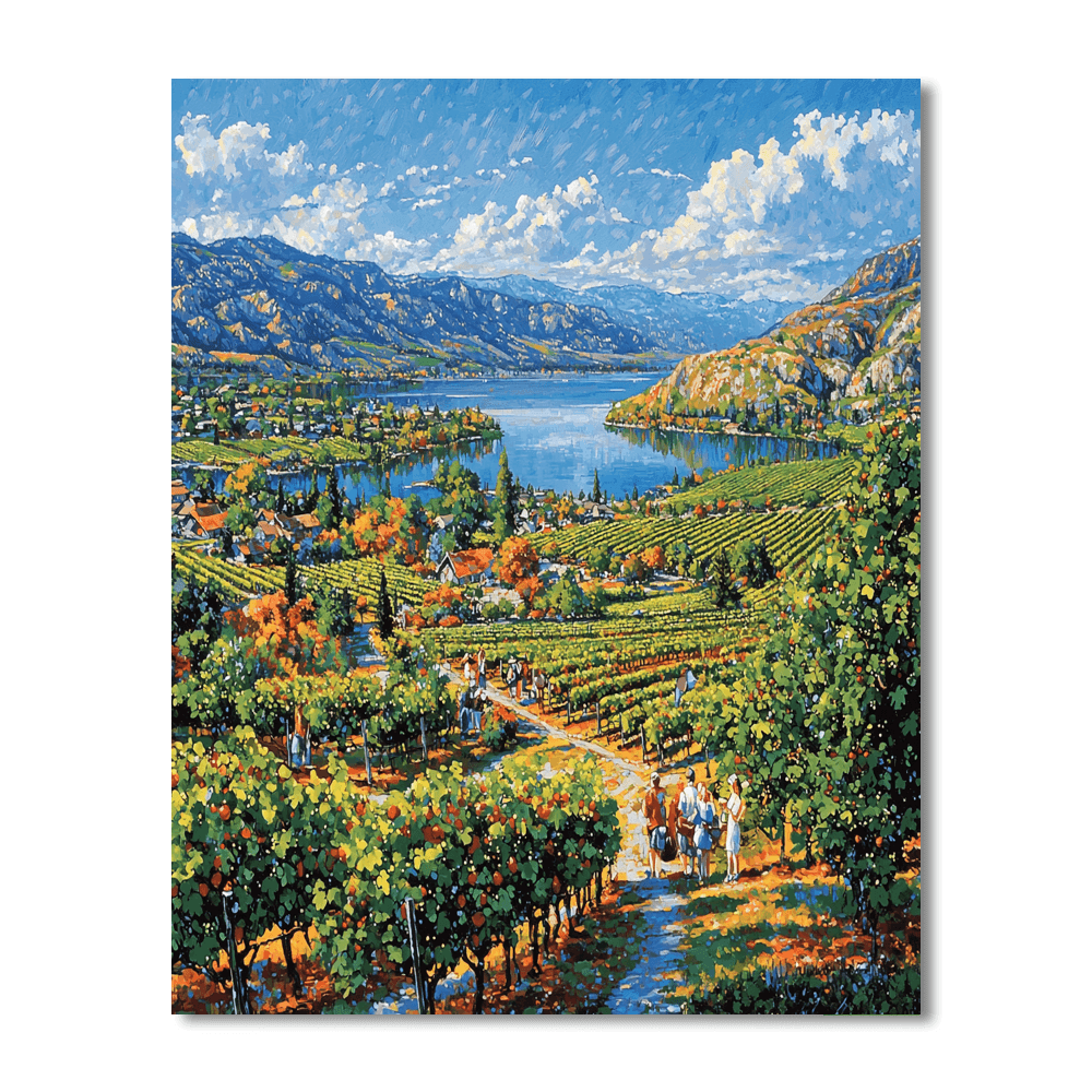 Okanagan Valley DIY Paint By Numbers