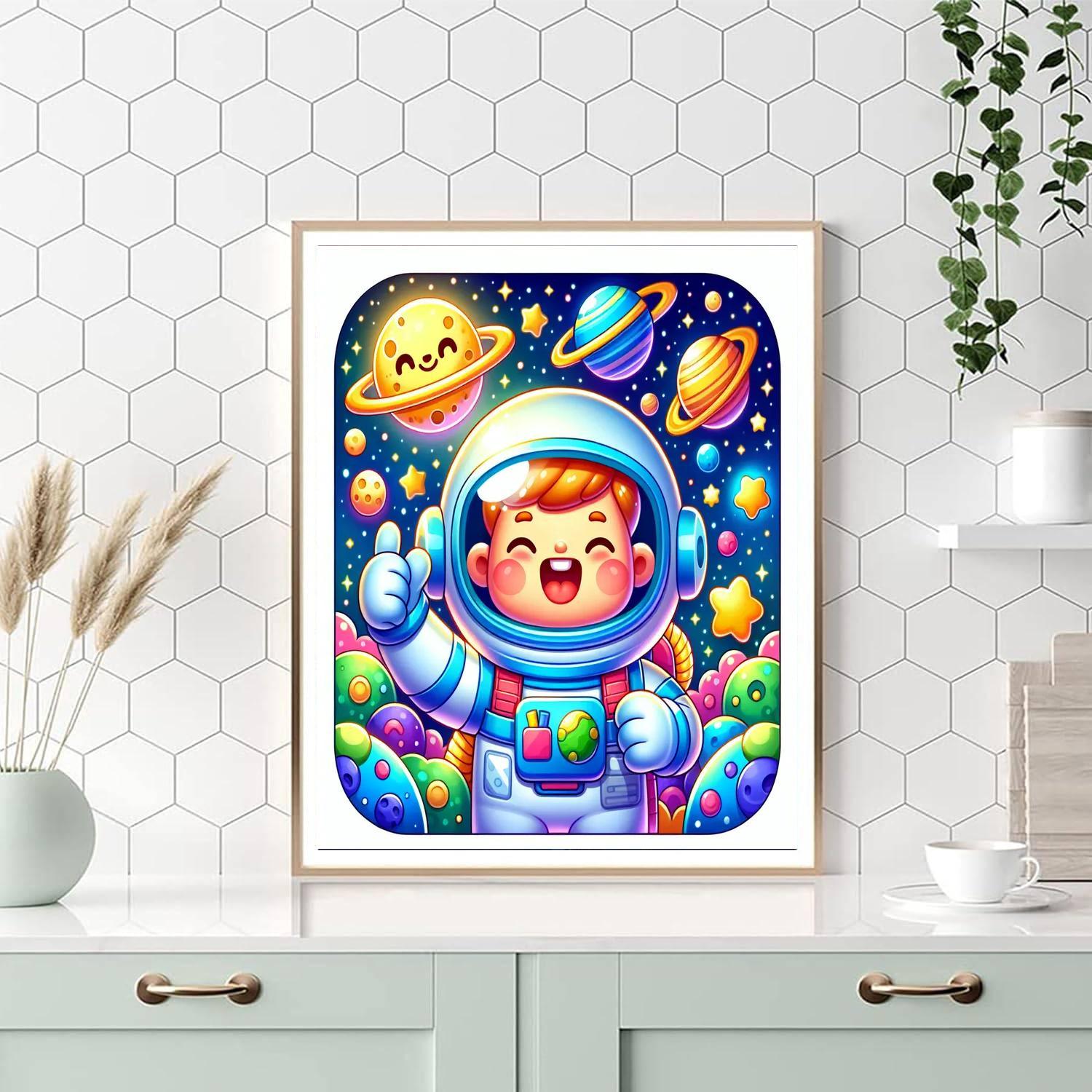 Super Space Explorer Painting By Numbers Kit