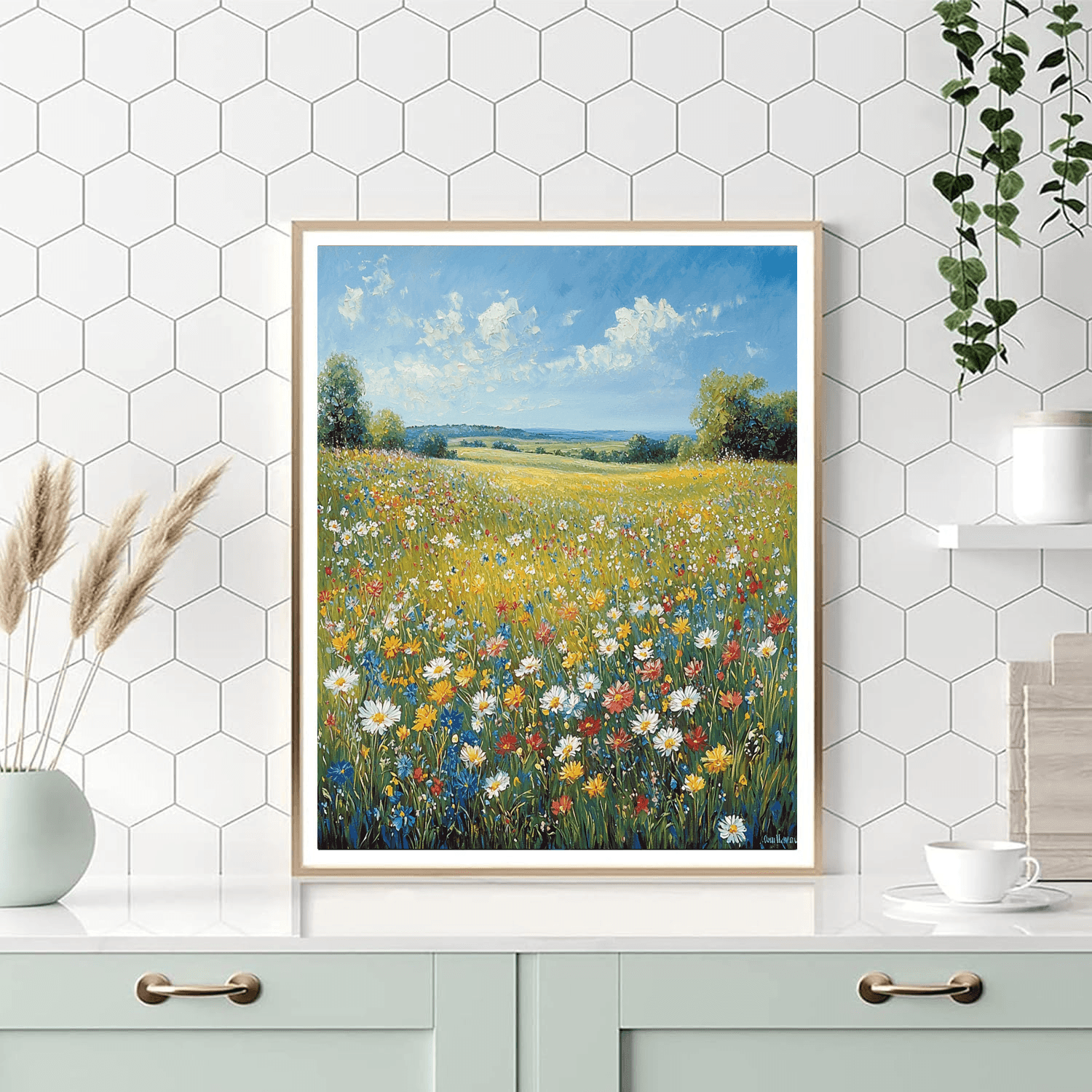 John Constable Inspired Summer's Essence  Paint By Numbers Art