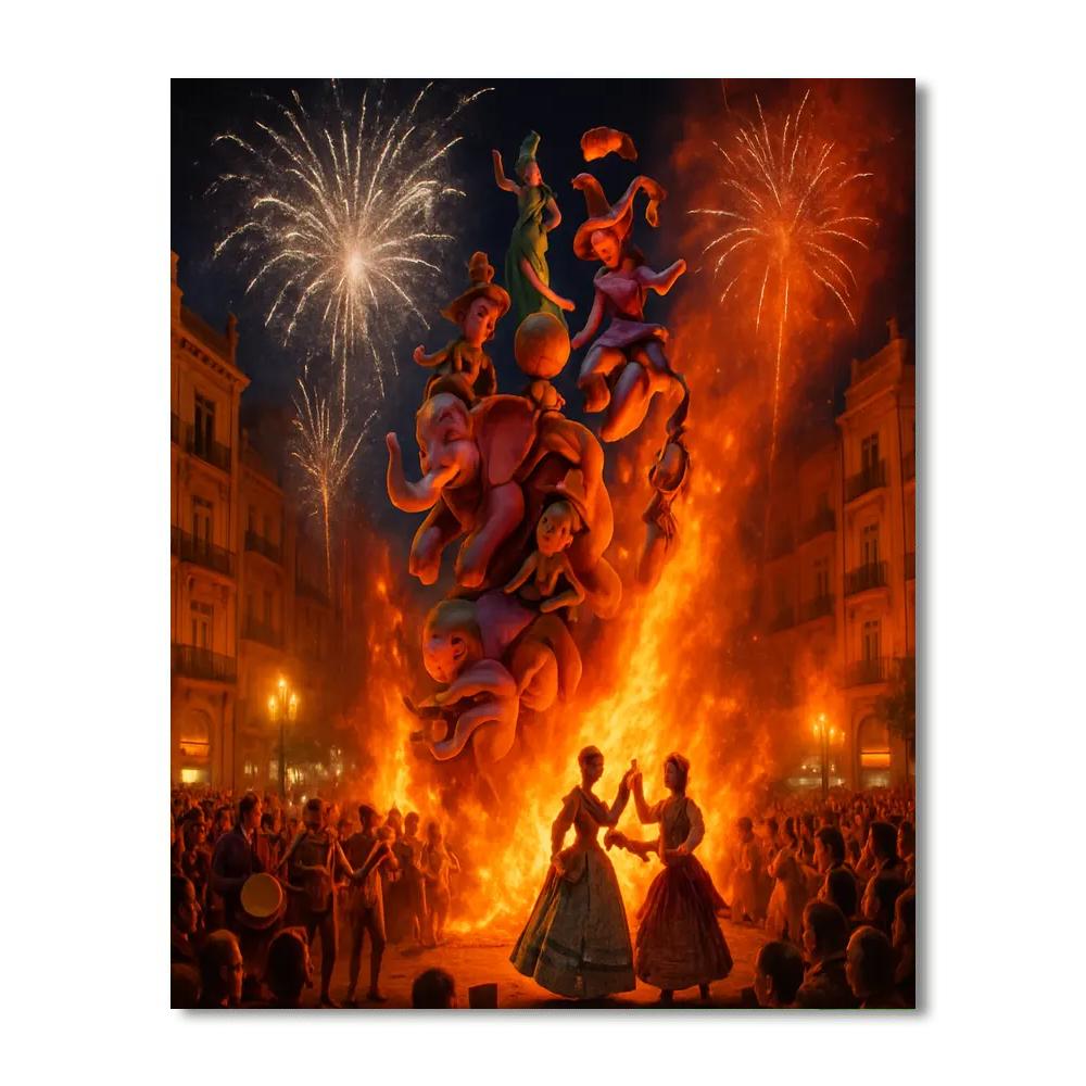 Falles Festival - Spain Paint By Numbers Kits