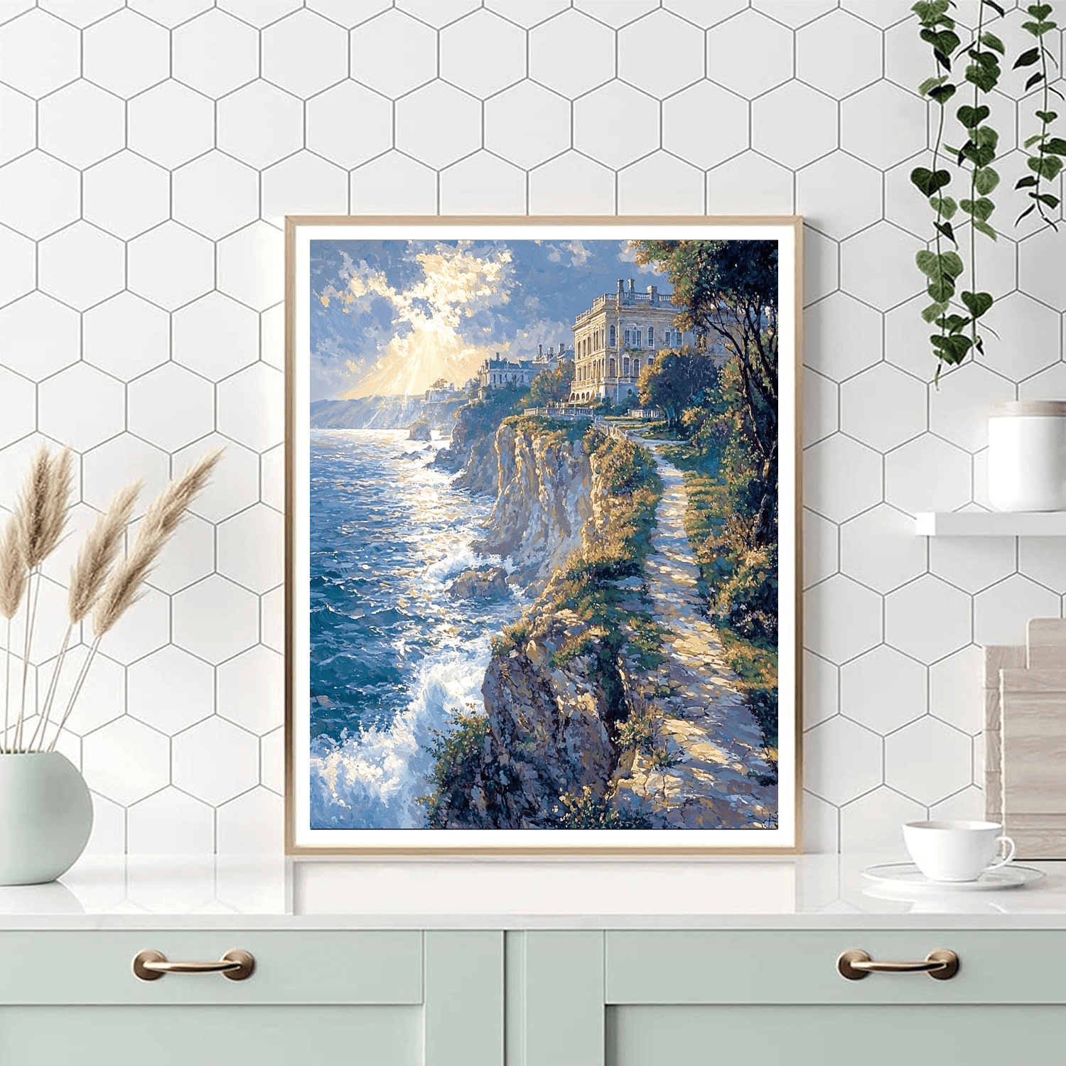 Cliff Walk Painting Number Kit