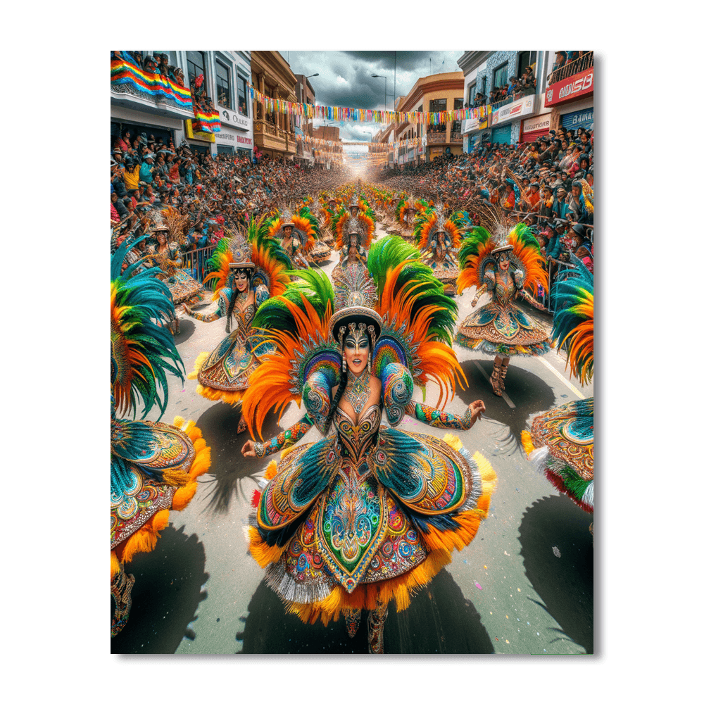 Oruro Carnival - Bolivia Painting By Numbers Kit