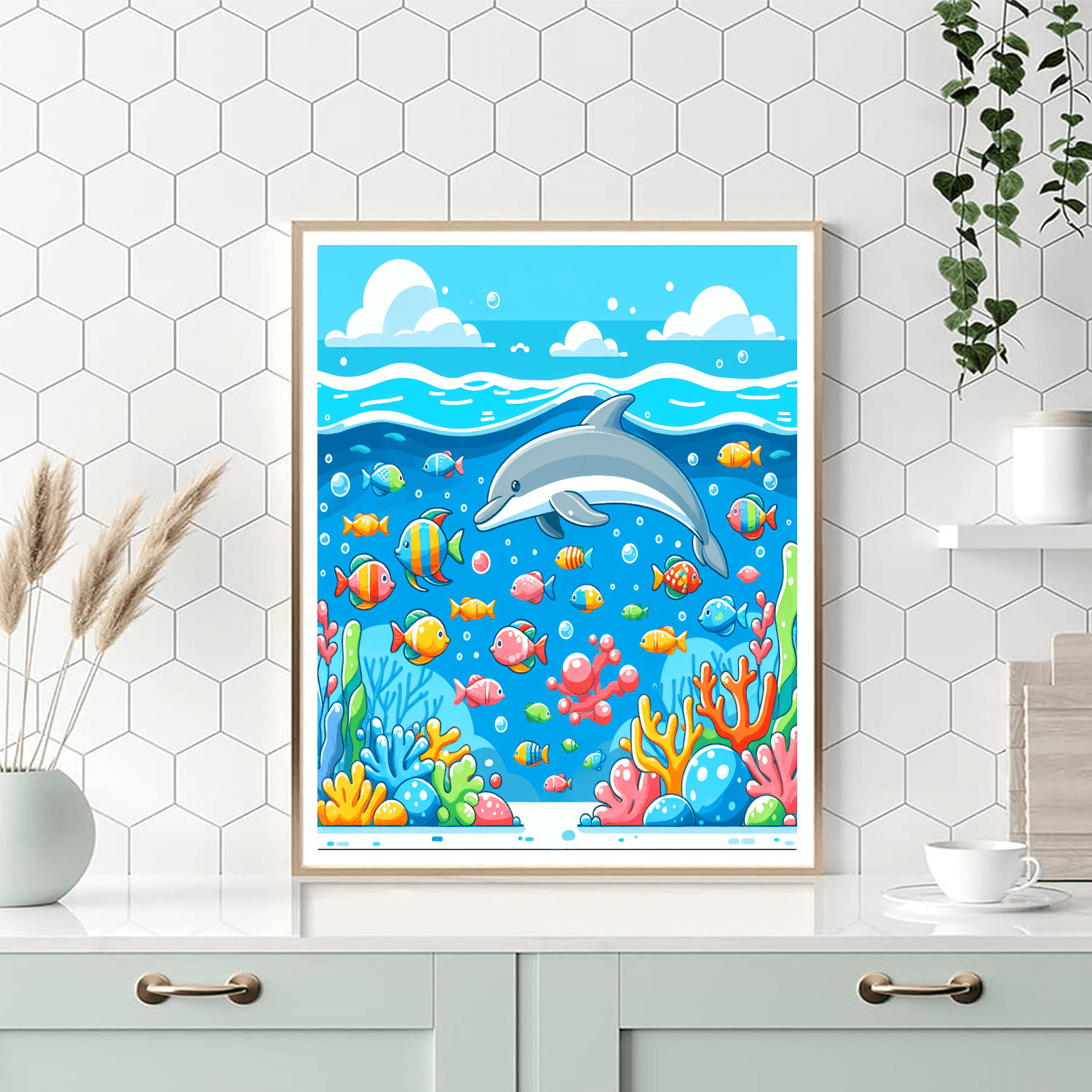 Cheerful Ocean Adventures Number Painting