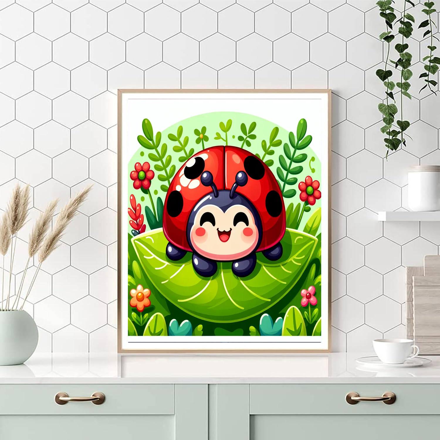 Lucky Ladybug Paint By Color