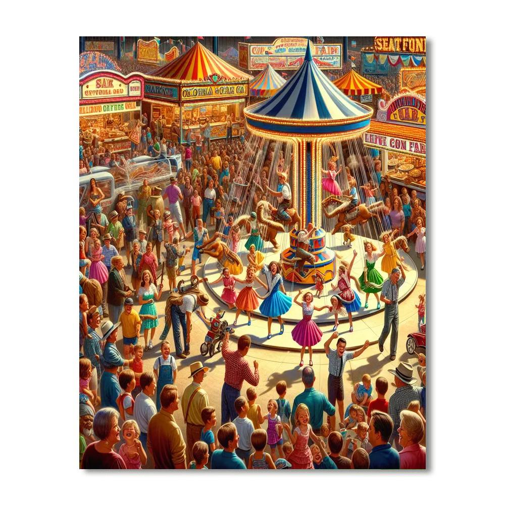 Oklahoma State Fair - United States Numbered Painting Kits