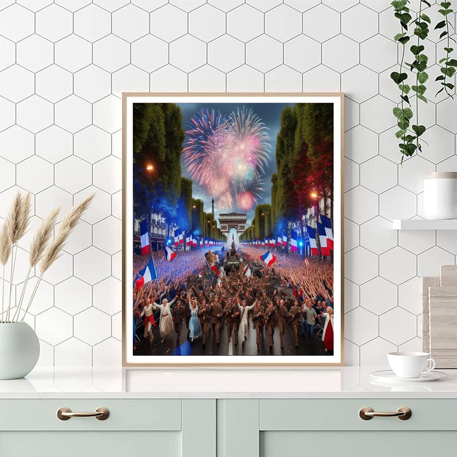 La Fête Nationale Number Painting