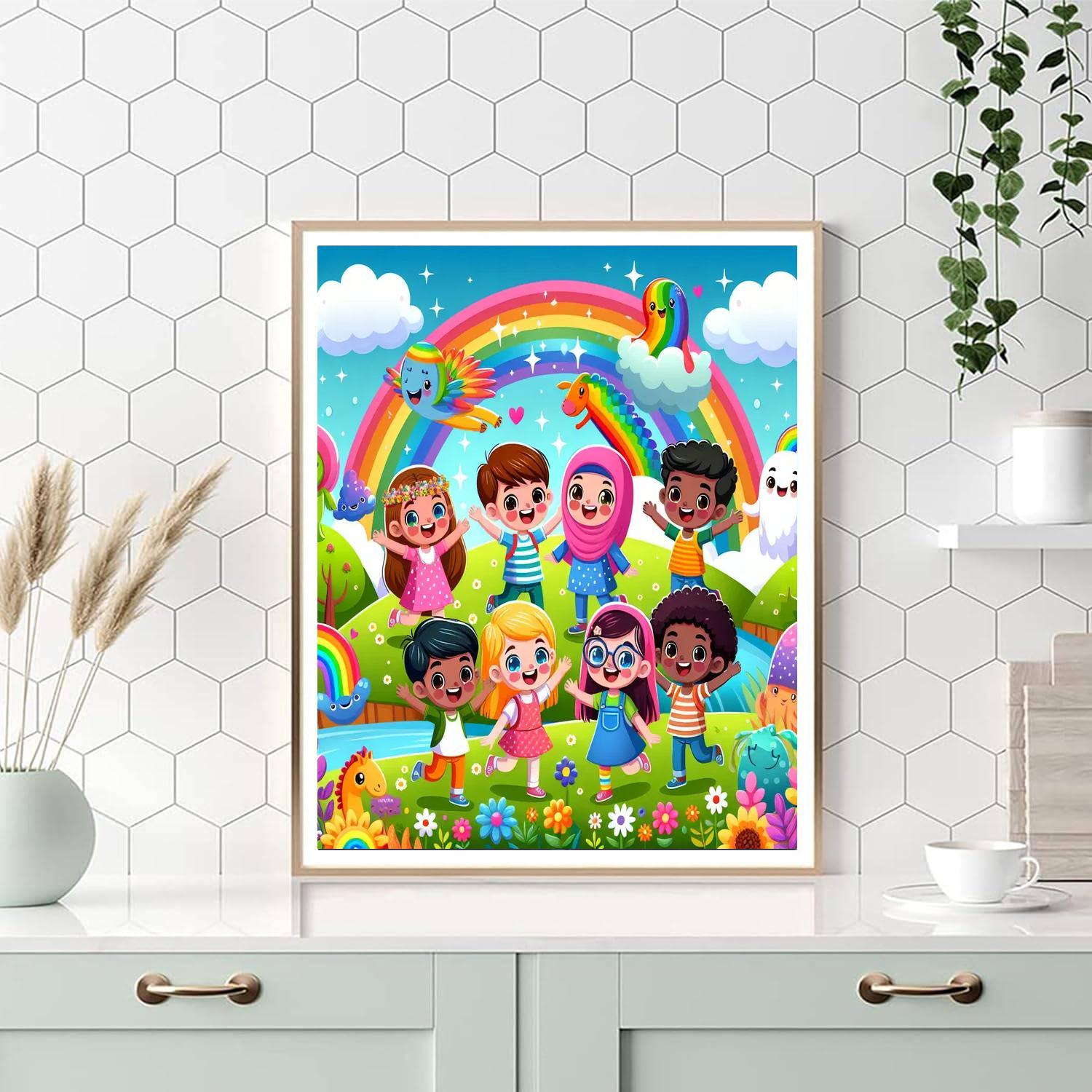 Rainbow Island Paint By Number