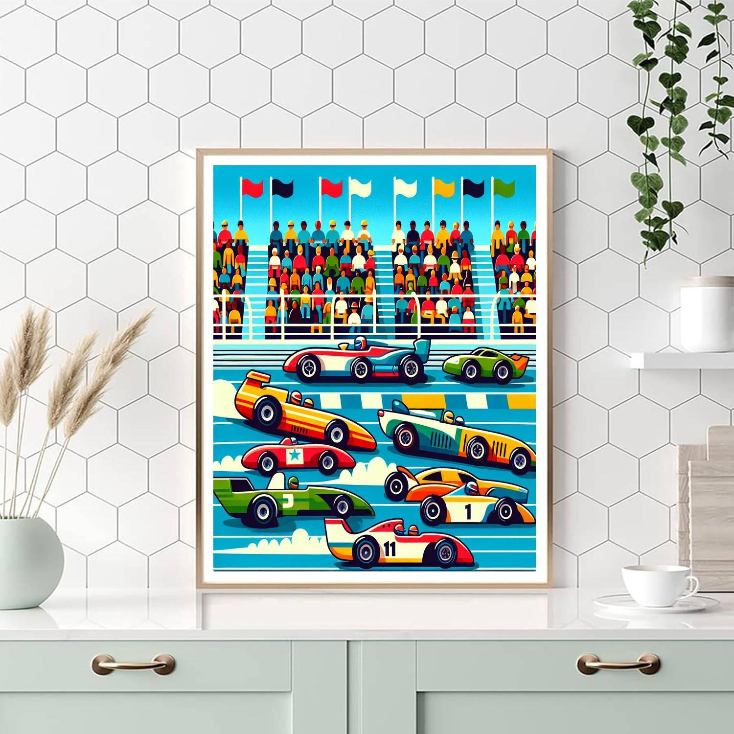 The Great Race Numbered Painting Kits