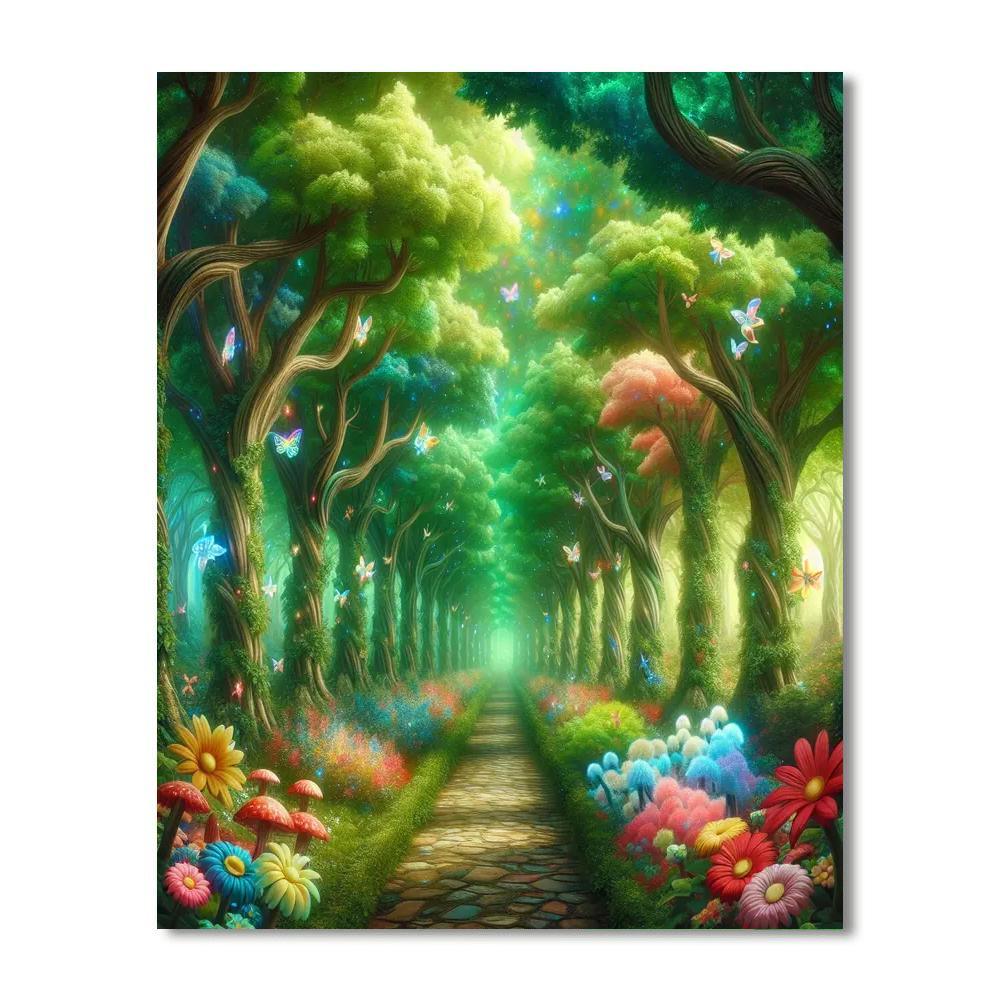 Fairy Tale Adventure Pathway Paint By Numbers Art