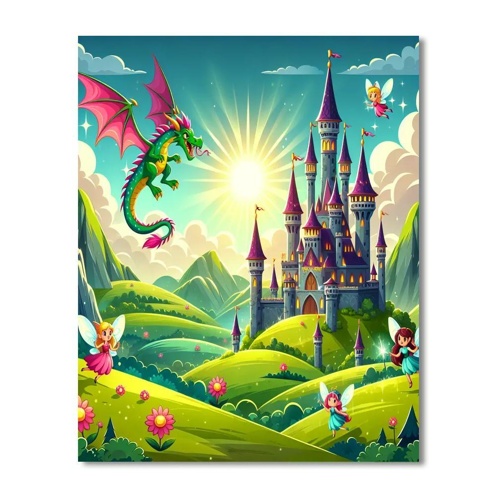 Adventures In Magical Lands Painting By Numbers Kit