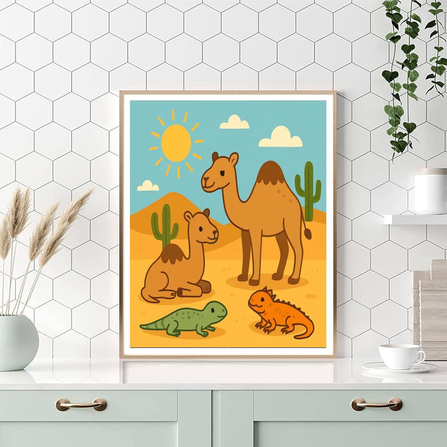 Desert Discoveries DIY Paint By Numbers