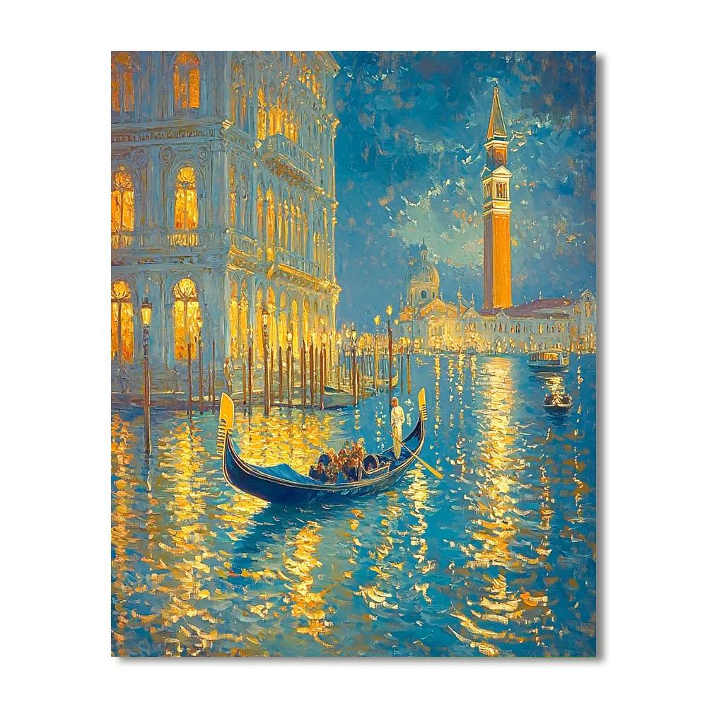 Sargent Inspired Sargent's Venetian Evening  Number Painting
