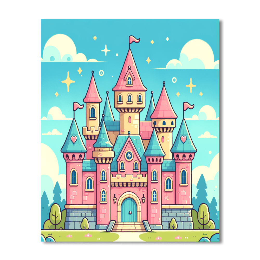 Fantastic Fairytale Castle Paint By Numbers