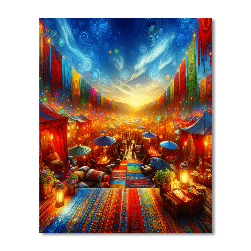 Bohemian Dreamscape Paint By Numbers Kits