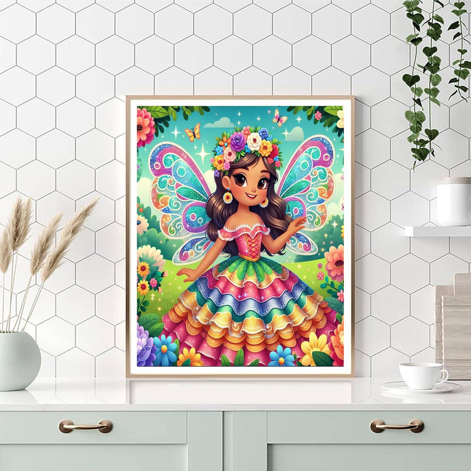 Charming Fairy Princess DIY Paint By Numbers