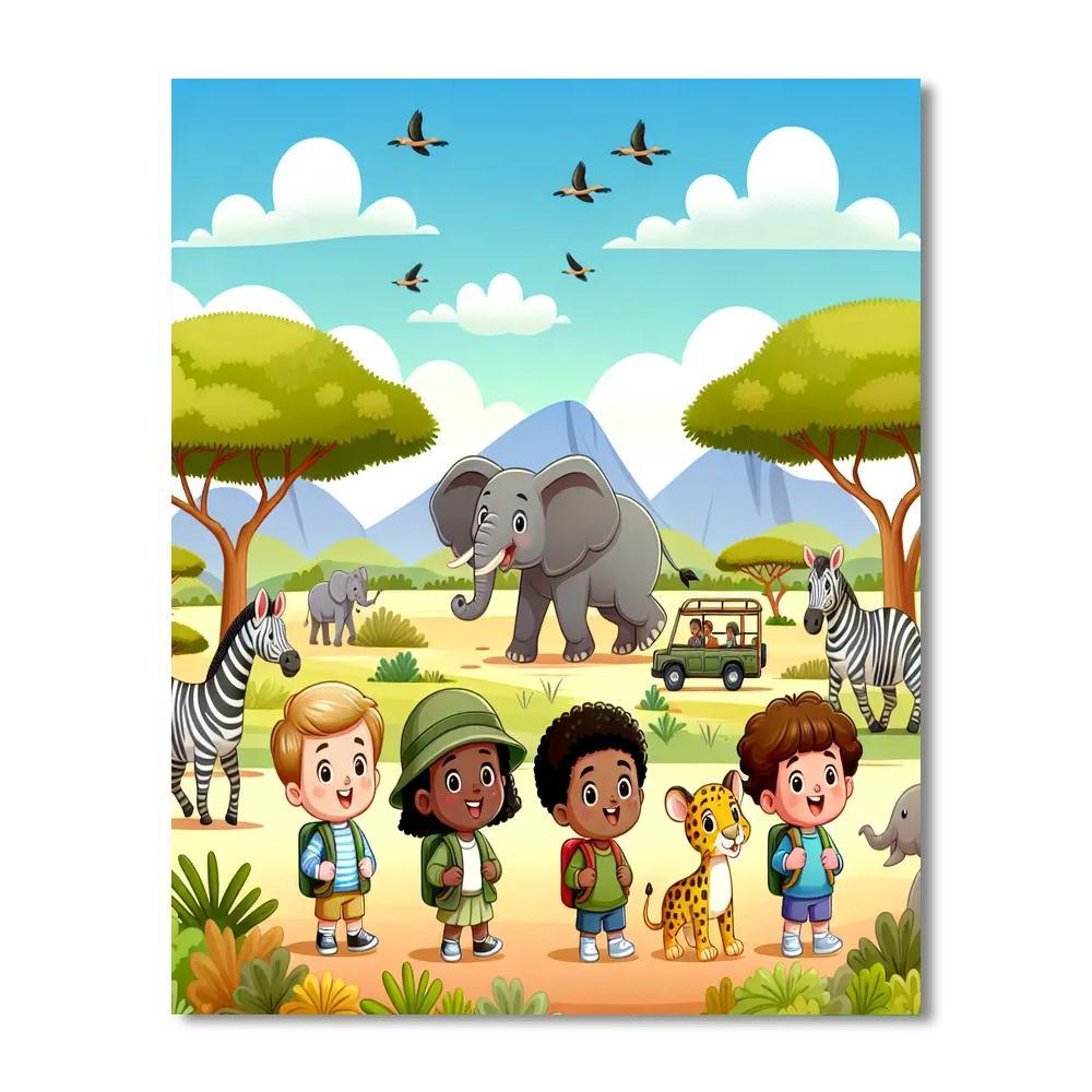 Wild Safari Discovery Paint By Numbers Kits