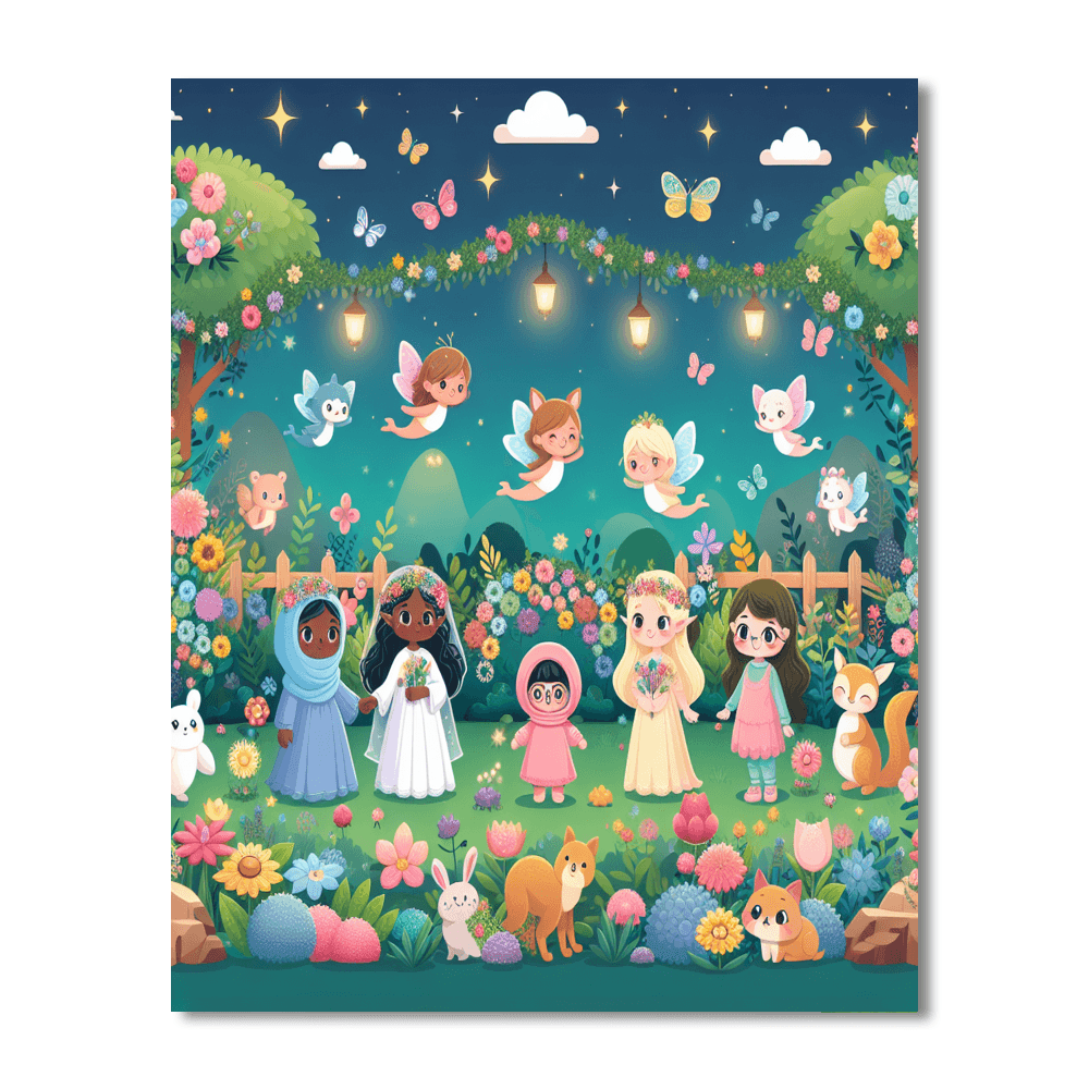 Enchanted Garden Discovery Painting By Numbers Kit