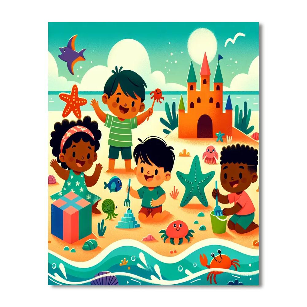 Sandy Shore Shenanigans Paint By Color