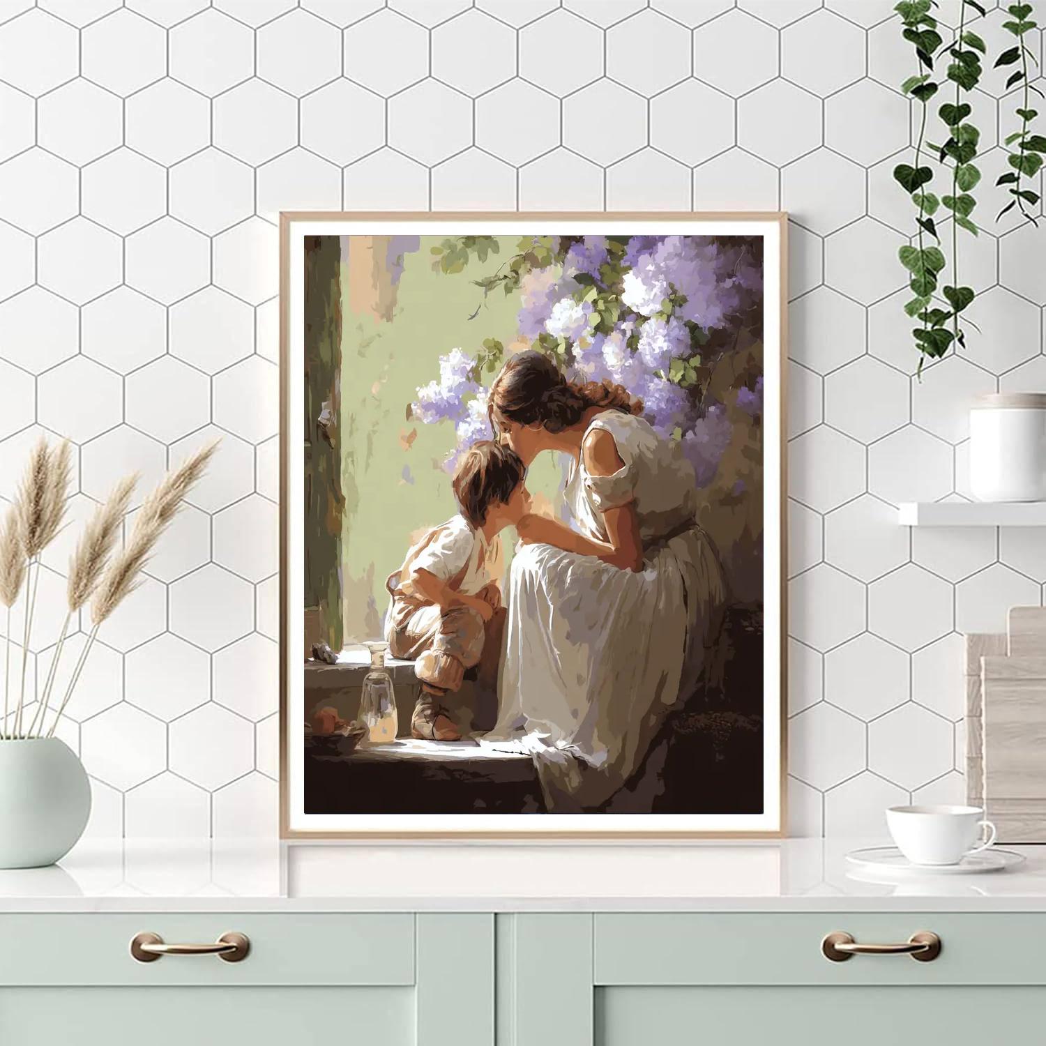 Mother’s Gentle Whisper Painting Number Kit